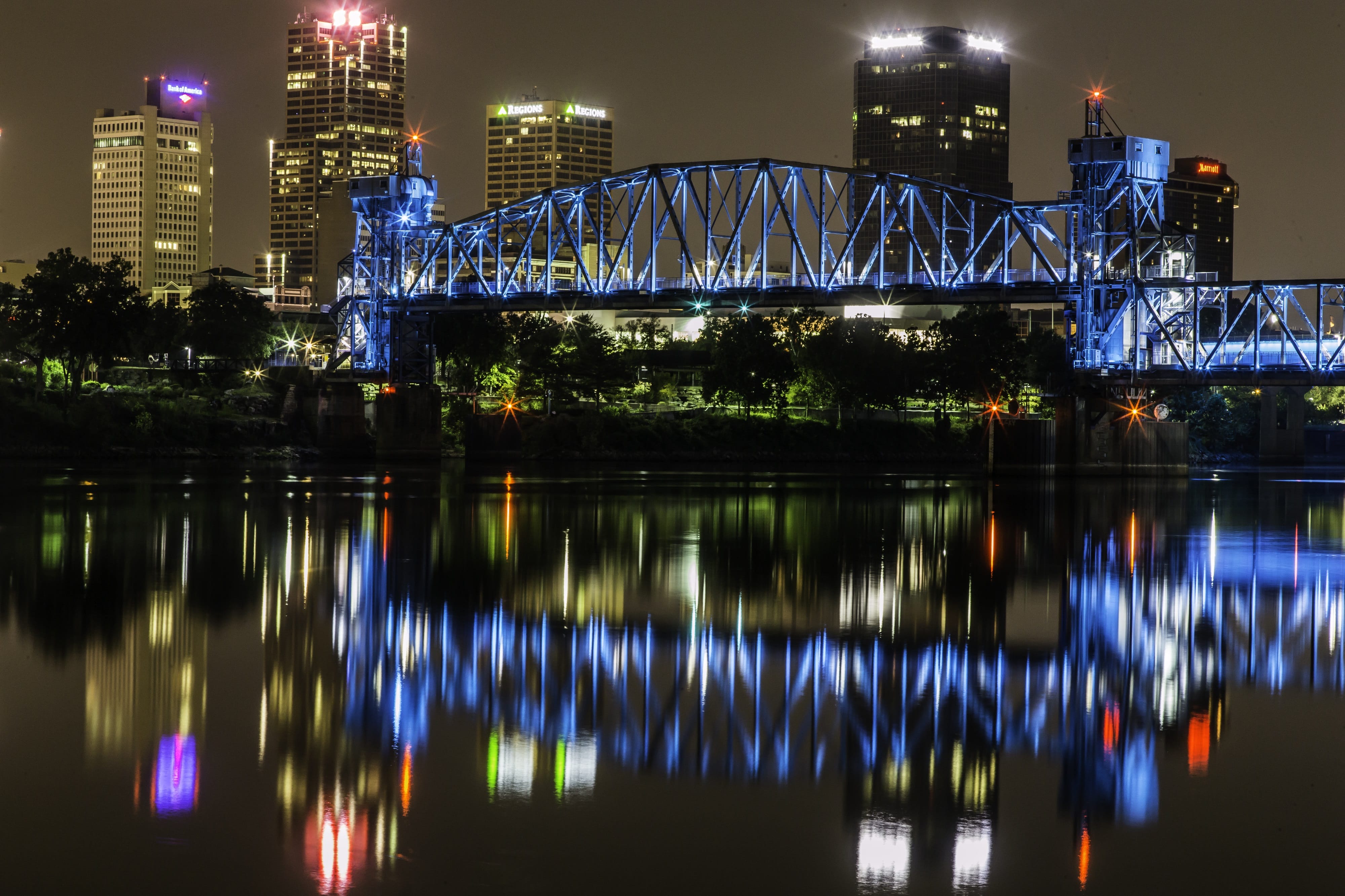 Photo of the Week Teal Light Night Only In Arkansas