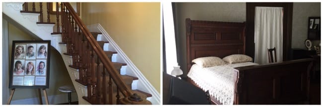original banister and bed