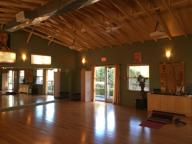 Arkansas Yoga Center Studio Interior