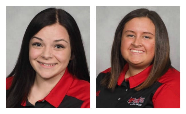 Shynia and Allyson - ASU Bowling Team