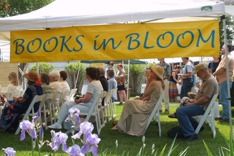 Books in Bloom author tent