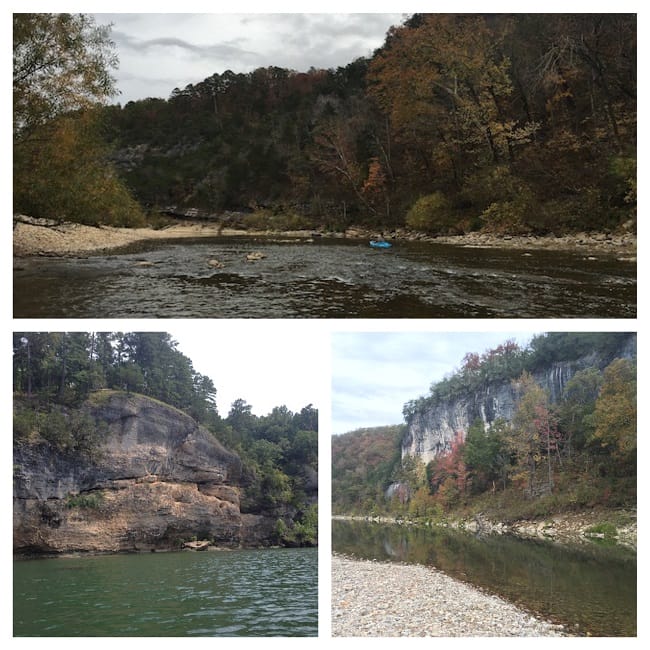 Buffalo National River Bluffs Trees and Banks