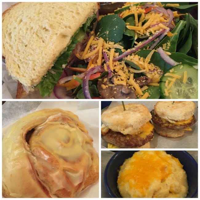 Parsonage food collage