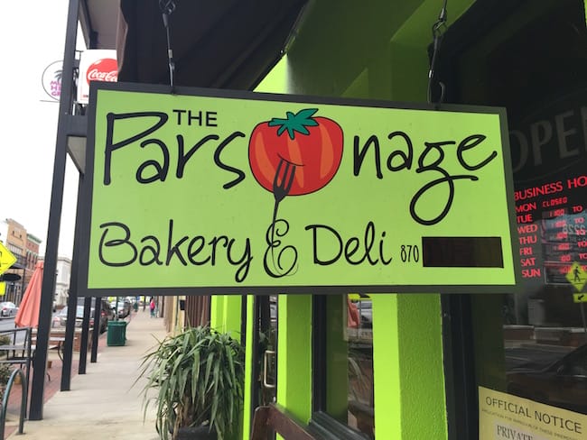 Parsonage sign