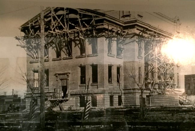 Osceola Courthouse under construction