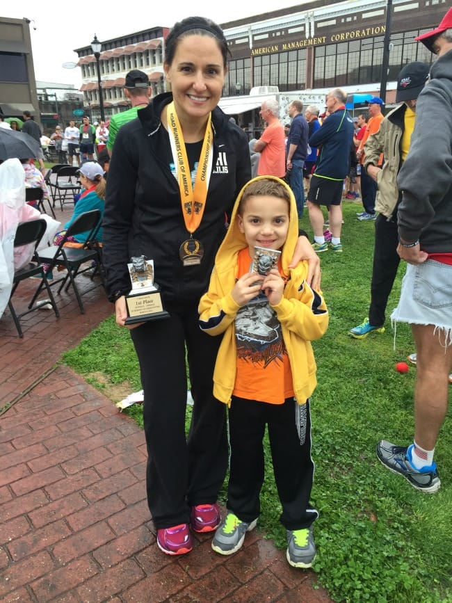 Tia Stone with Child