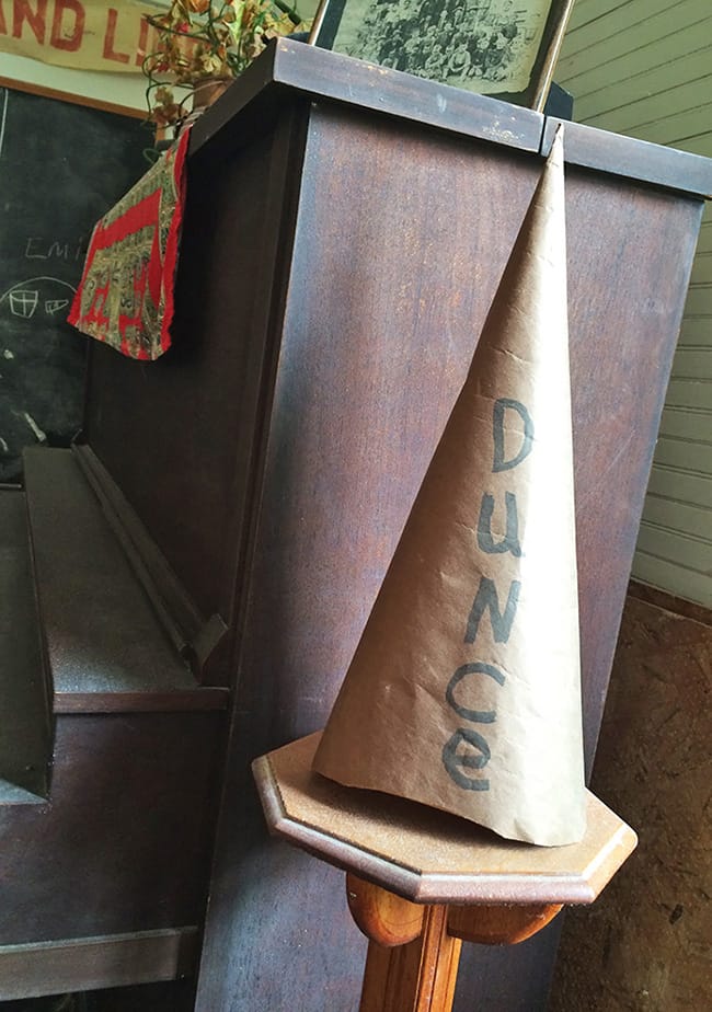 Punishment by Dunce Cap at Rocky Branch Schoolhouse