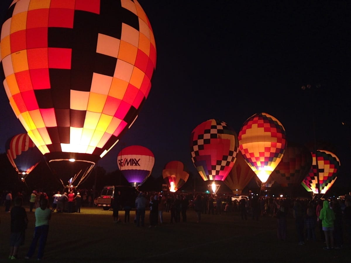 are dogs allowed at the balloon glow