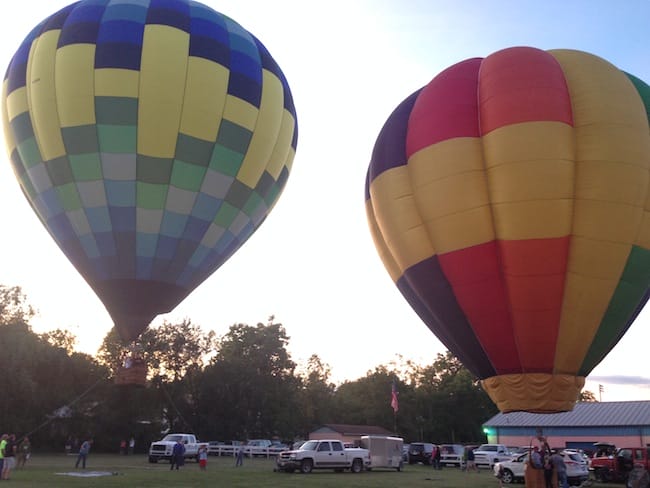 4 Harrison Hot Air Balloon Festival Two Colorful Balloons