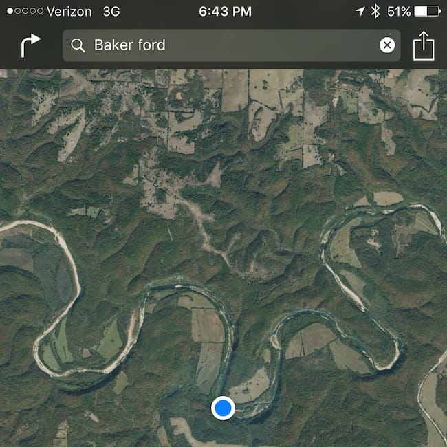 map-app-buffalo-river-woolum-to-baker-ford