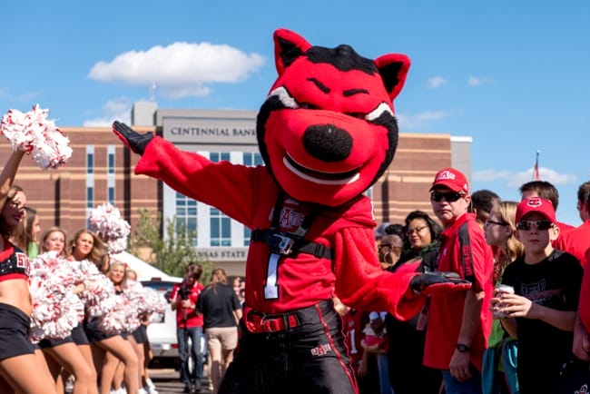 The Missouri Tigers take on the Arkansas State Red Wolves during an NCAA college football game Saturday, September 12, 2015 in Jonesboro, AR.