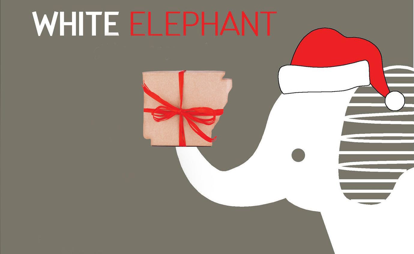 Editable White Elephant Gift Exchange Invitation | White Elephant Party  Invitation | Holiday Grab Bag – PrintAParty