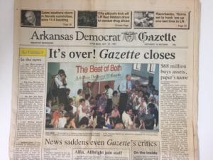 Dueling News: History Of The Arkansas Democrat-Gazette - Only In Arkansas