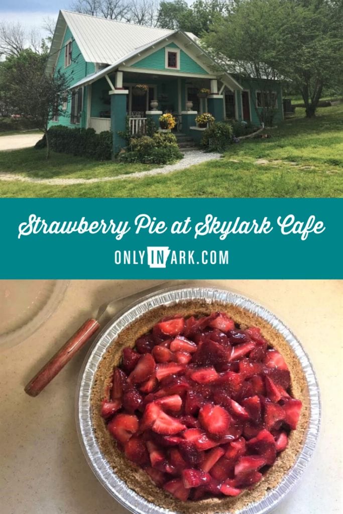 Strawberry Pie at the Skylark Cafe