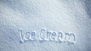 snow ice cream