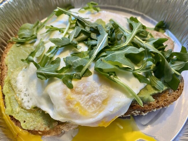 Eureka Springs Coffee House avocado toast