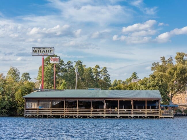 5 Places to Dine on the Water in Arkansas - Fisherman's Wharf