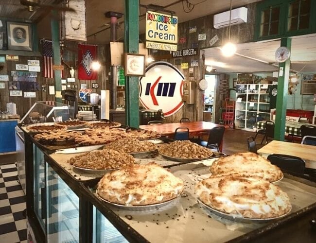 Pies at Oark General Store