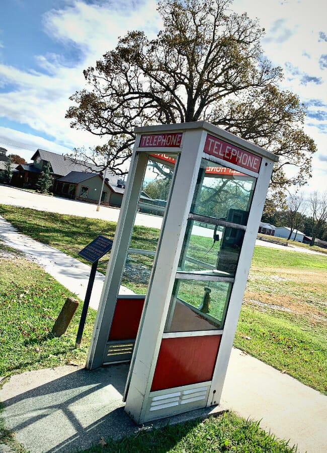 Phone Booth in Prairie Grove, Arkansas