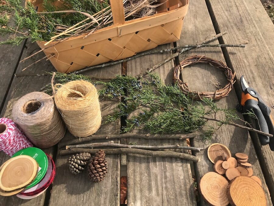 Forage Christmas Decor from the Arkansas Woods