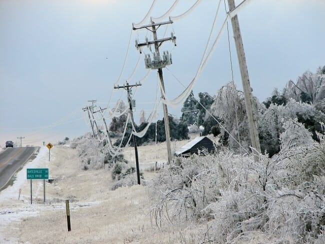 Historic Weather Events in Arkansas - 2009 ice storm
