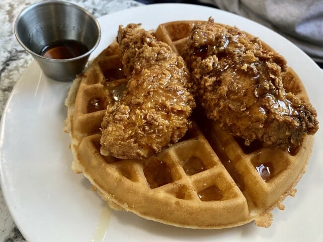 Hilda's Home Cooking in Heber Springs - chicken and waffles