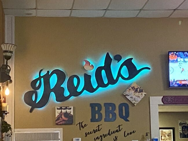 Reid's Hometown Barbecue in Booneville, Arkansas