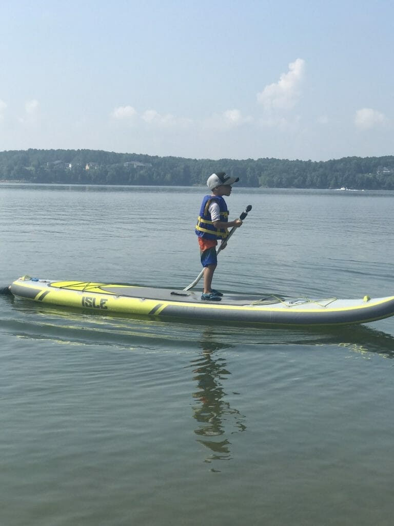 June is Great Outdoors Month - paddleboarding