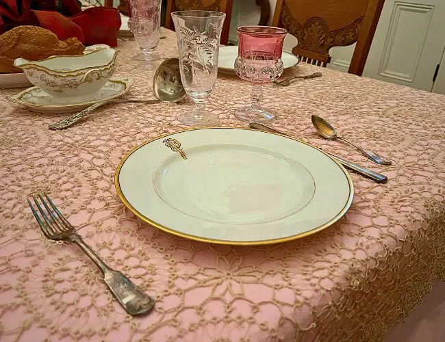 Dining Room at the Peel Mansion